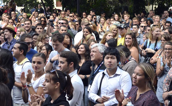 Estudiantes estadounidenses en la Universidad de La Habana (+Audio y Fotos)